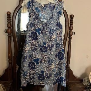 Old Navy Blue Floral Dress